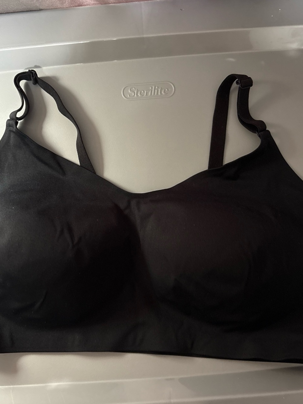 VSX Black Seamless Support Bralette